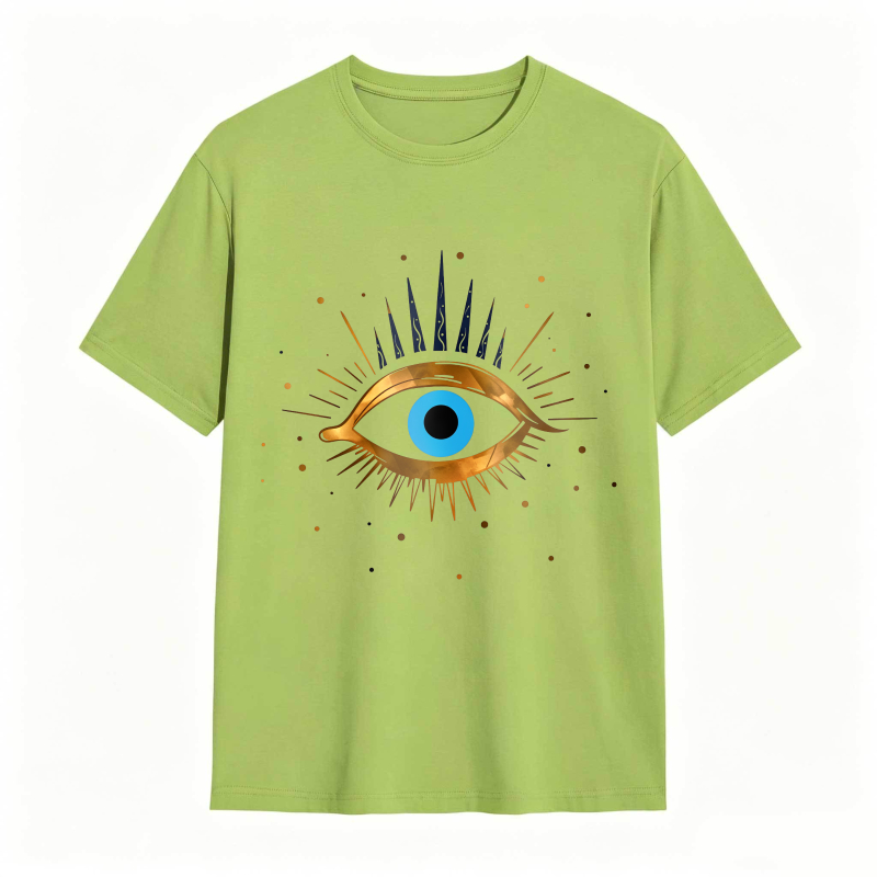 Dorawear™ Eye Symbol With Golden Rays And Blue Iris Unisex Classic T-shirt