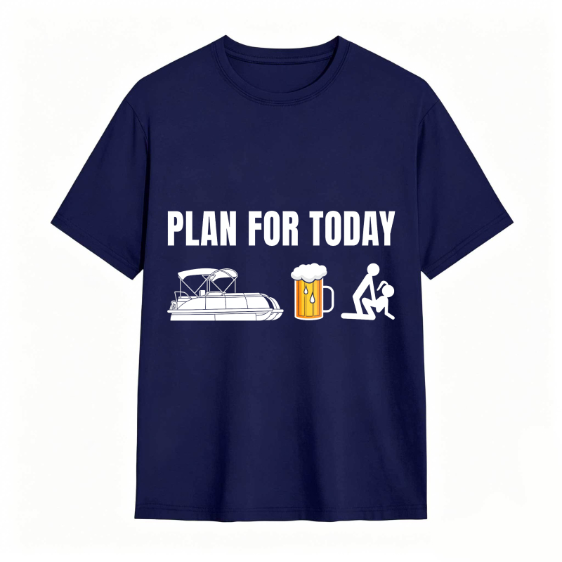 Dorawear™ Plan For Today Boat Beer And Yoga Unisex Classic T-shirt