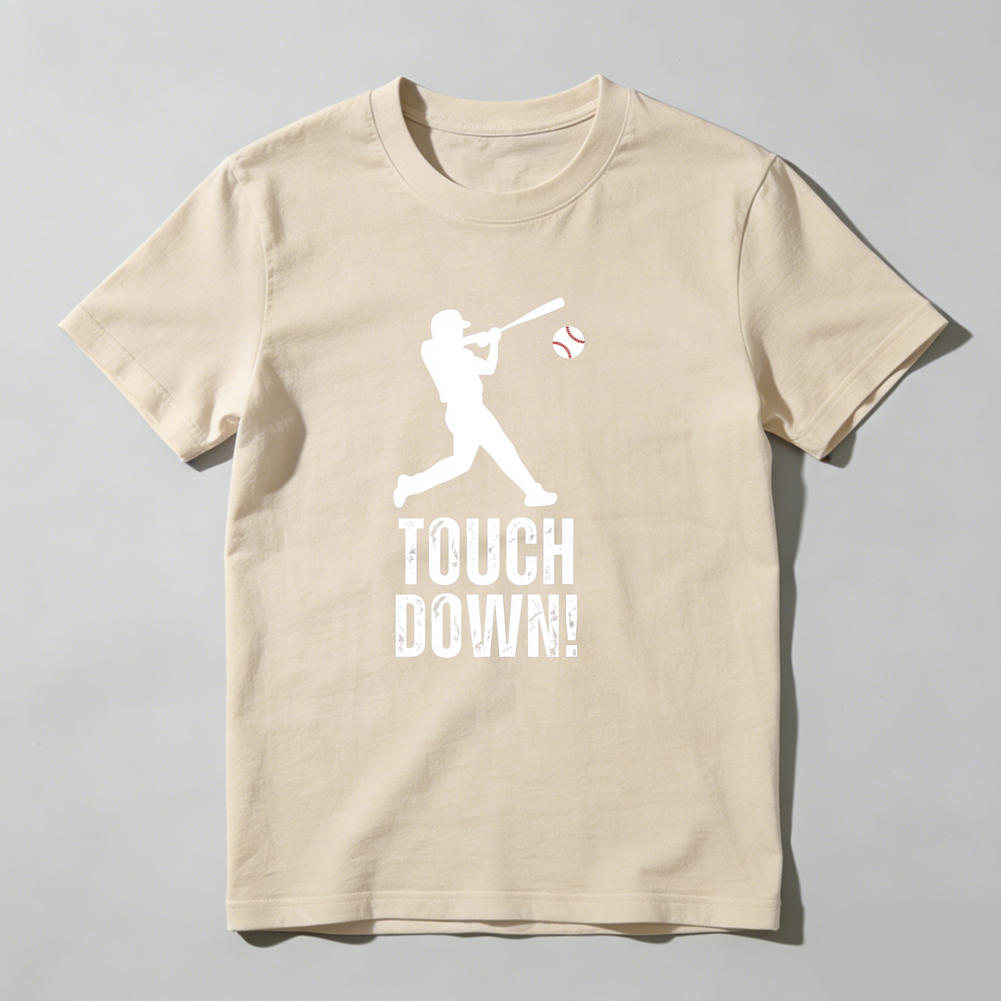Dorawear™ Baseball Player Swinging Bat Touch Down T Shirt