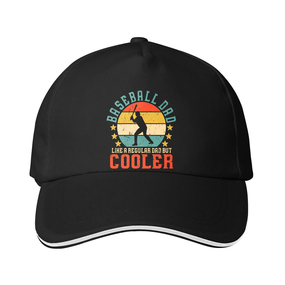 Dorawear™ Baseball Dad Cap Baseball Player And Vintage Sun Design For Father S Day Gift