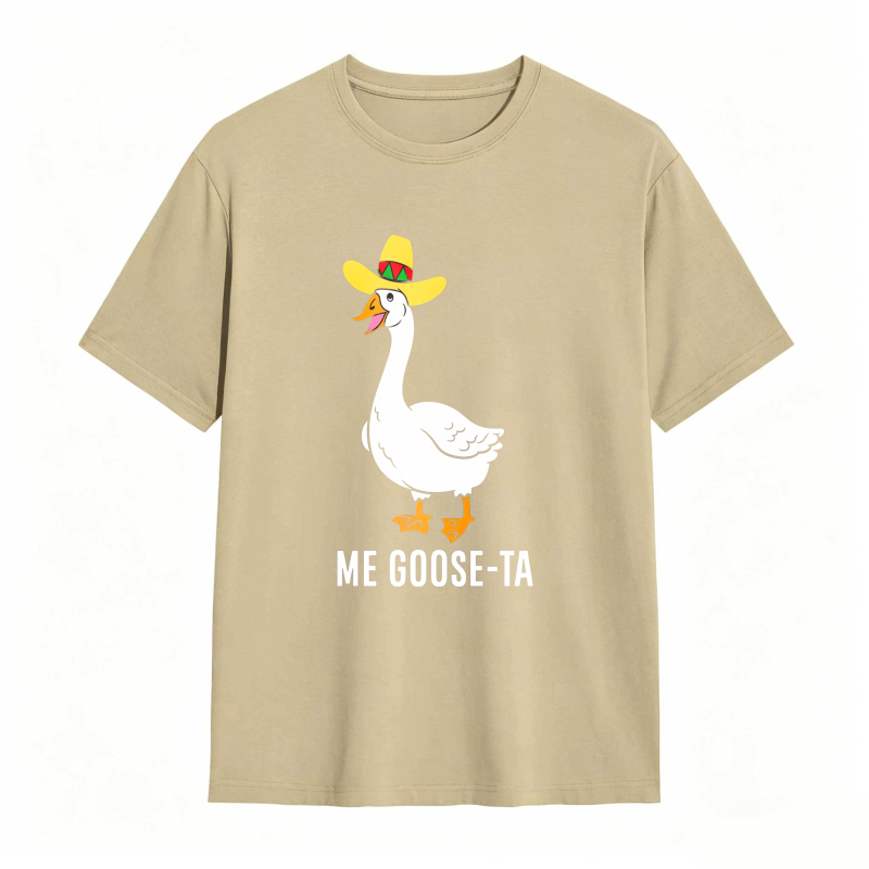 Dorawear™ Duck Wearing Sombrero With Me Goose Ta Text Unisex Classic T-shirt