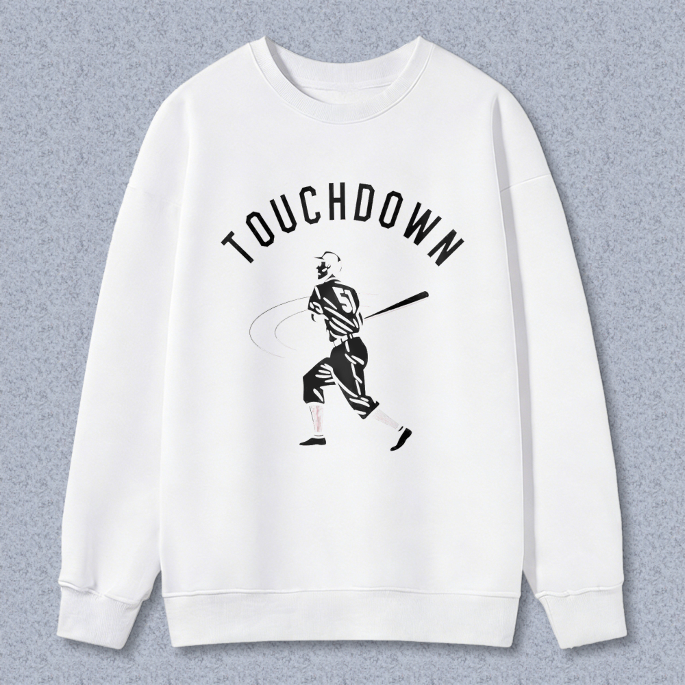 Dorawear™ Touchdown Baseball Player Graphic Unisex Classic Sweatshirt(1)