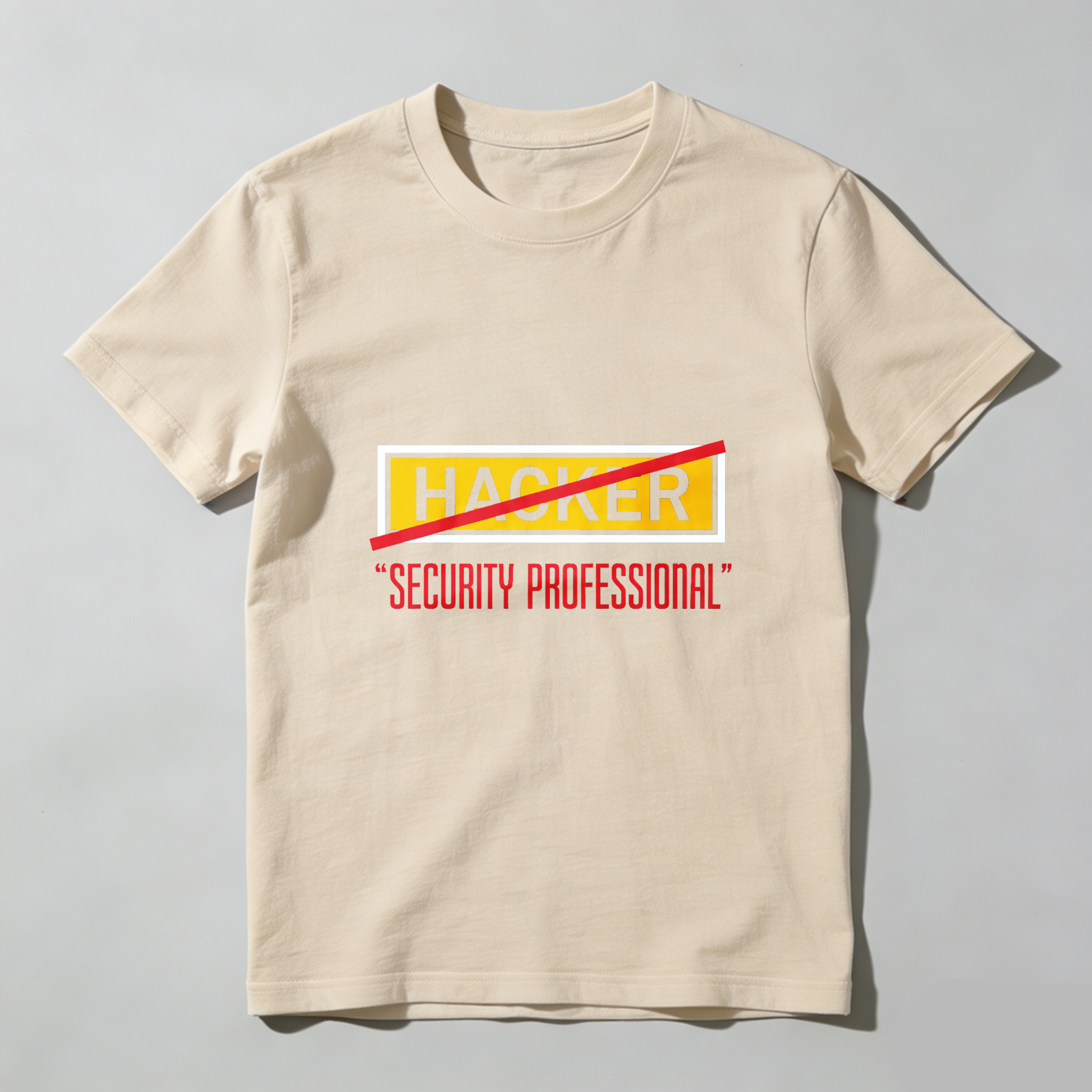 Dorawear™ Hacker Security Professional Pure Cotton Short Sleeve T Shirt-Dorawear