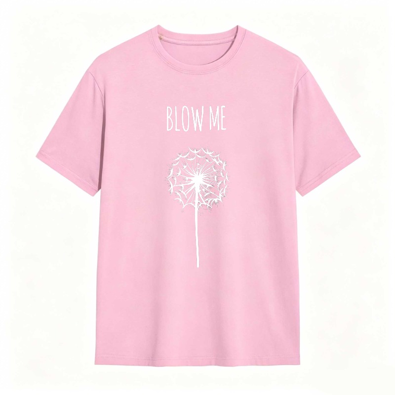 Dorawear™ Dandelion Blow Me Text Design Unisex Classic T-shirt