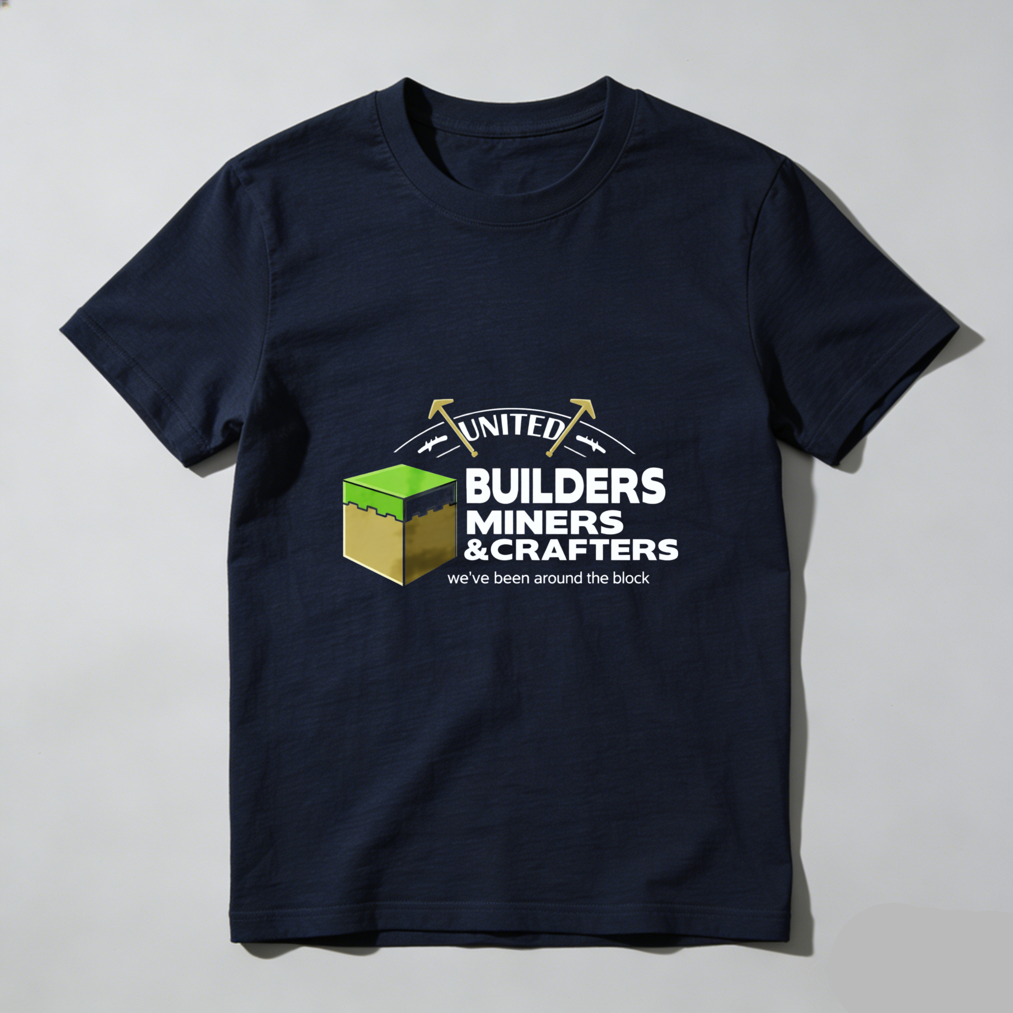 Dorawear™ United Builders Miners Crafters Pure Cotton Short Sleeve T Shirt-Dorawear