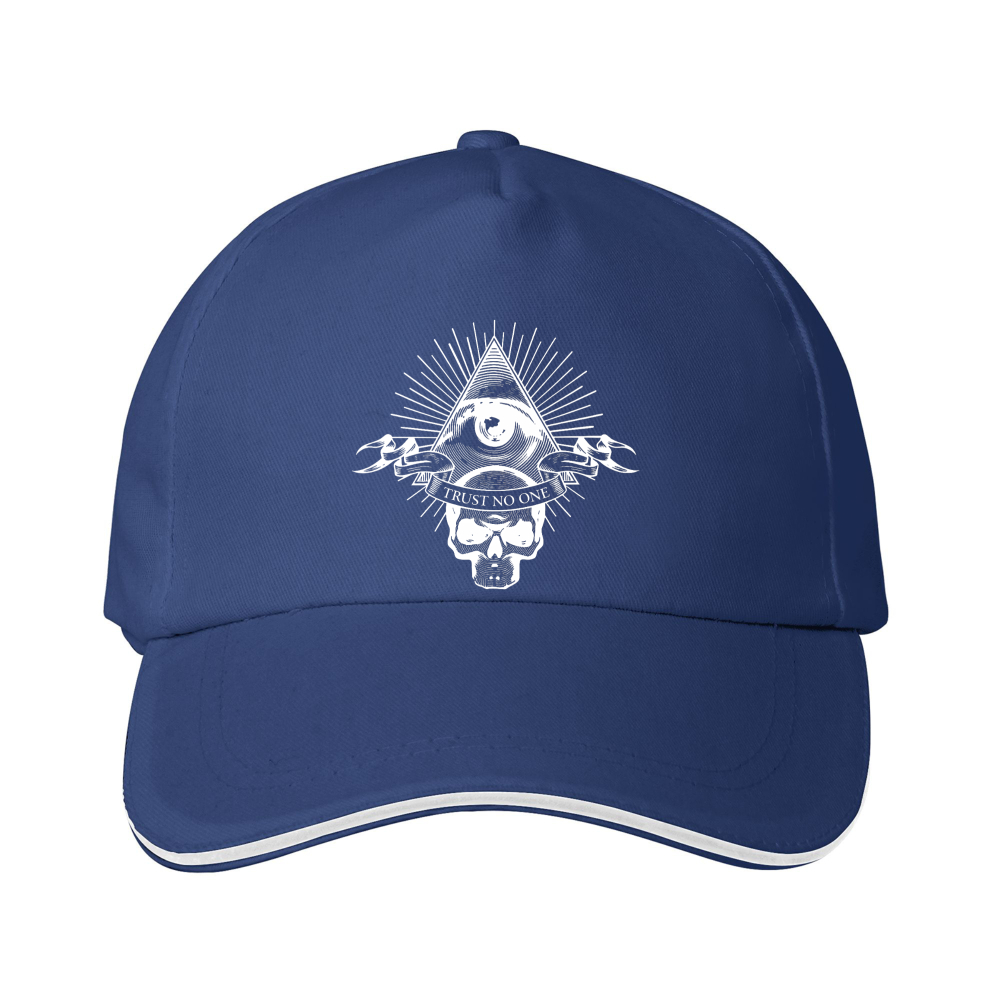 Dorawear™  Baseball Cap With Skull And All Seeing Eye Design For Casual Wear