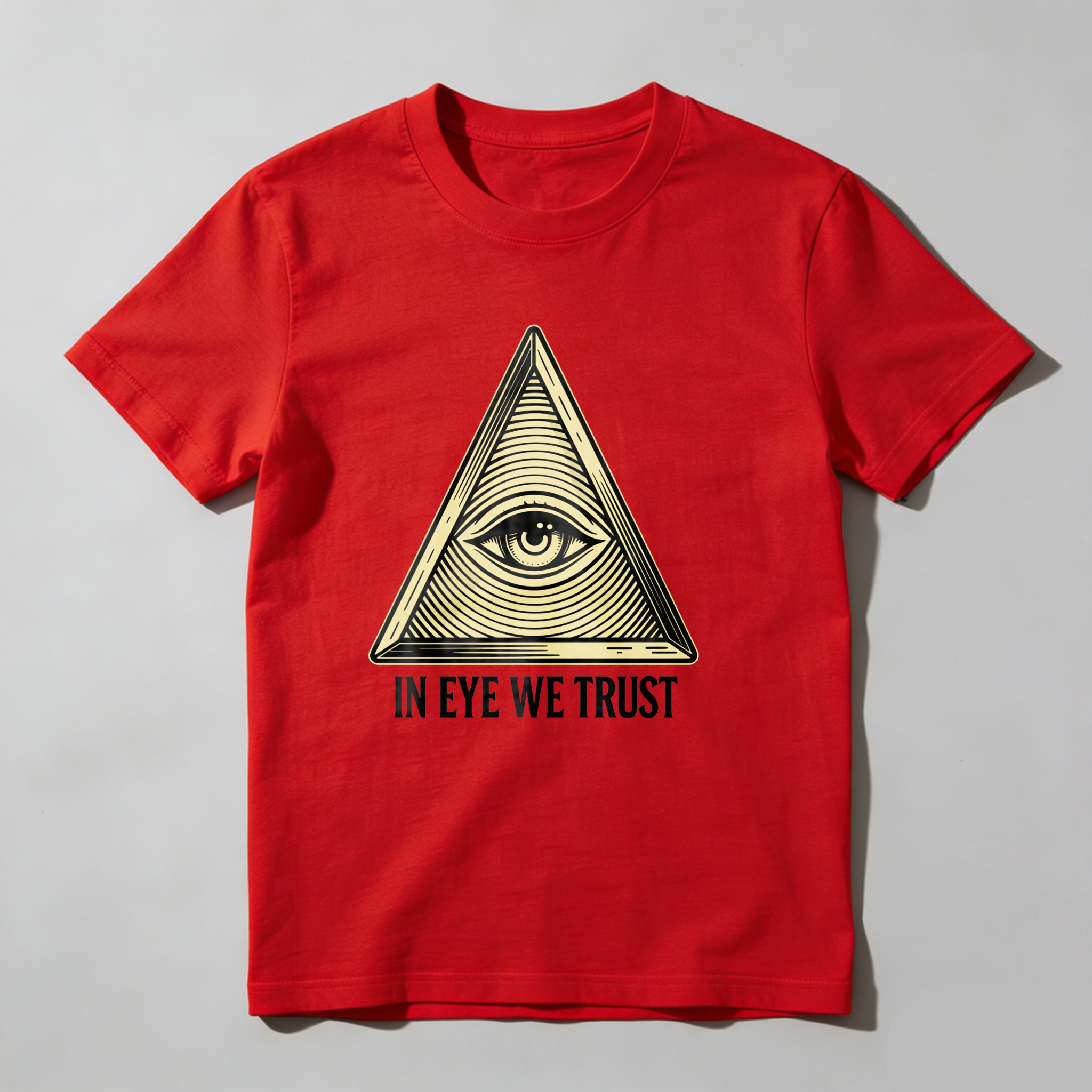 Dorawear™Eye In Triangle With Gold Outline  T Shirt