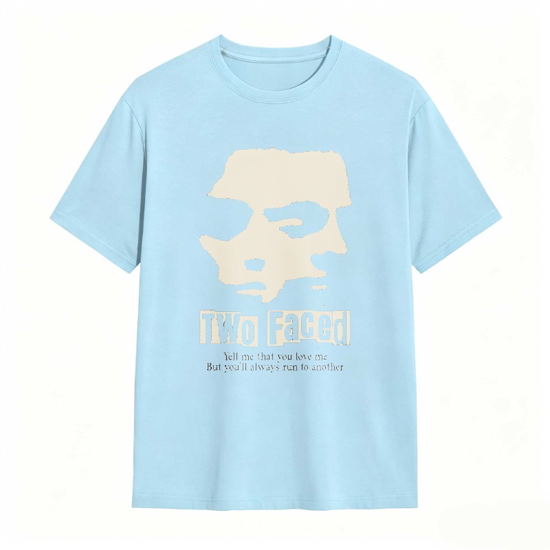 Dorawear™Two Faced Skull Design With Quote Unisex Classic T-shirt