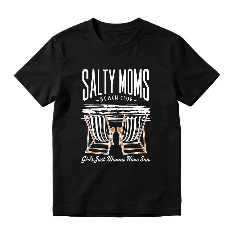 Salty Moms Beach Club Girls Just Wanna Have Sun Unisex Classic T-shirt