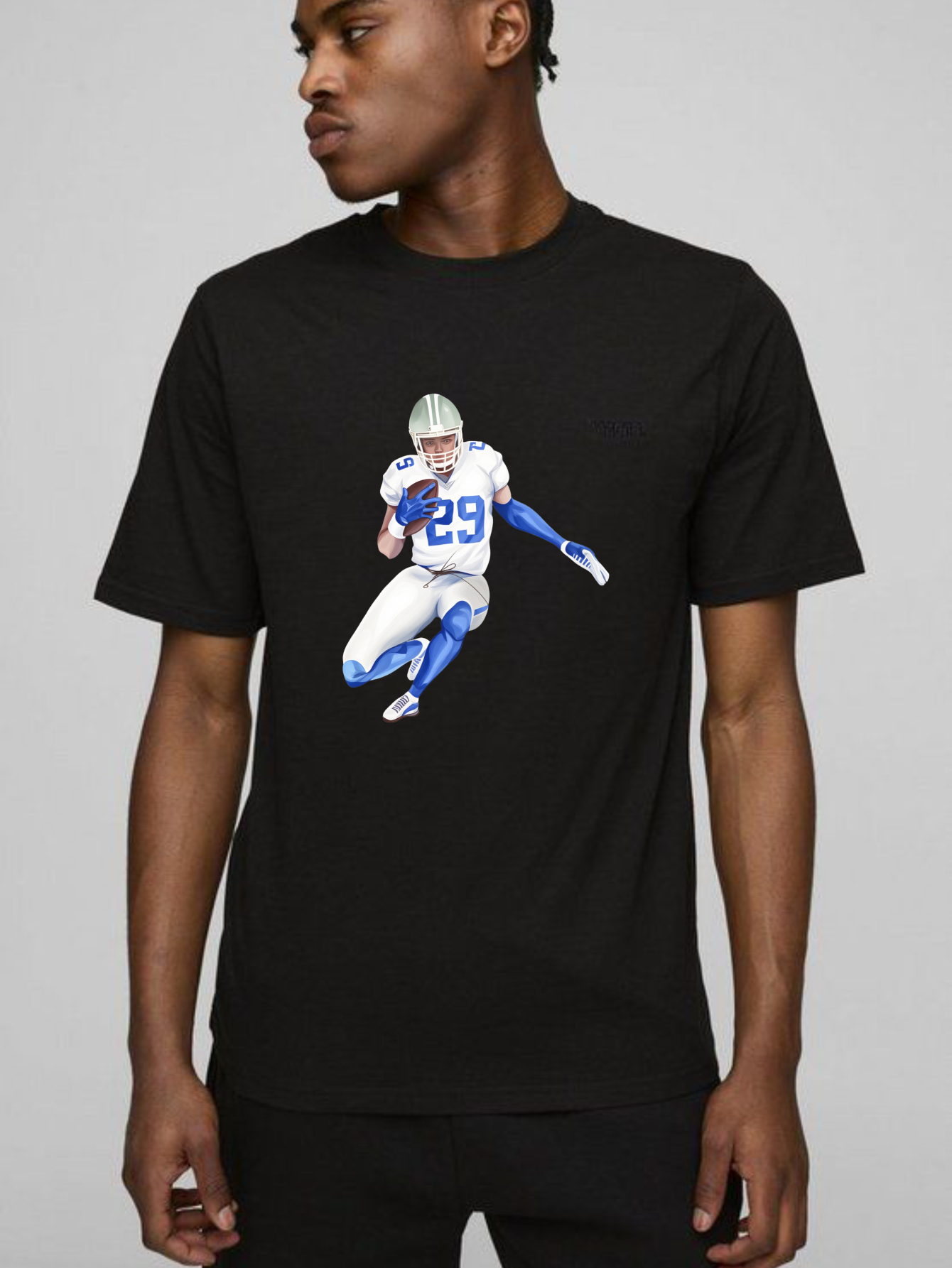 Dorawear™ Football Player In Action Uniform T Shirt