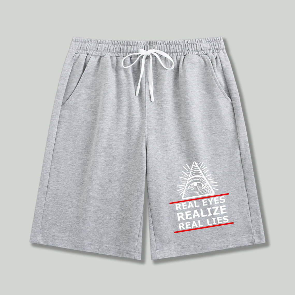 Dorawear™ All Seeing Eye Real Eyes Realize Real Lies Shorts