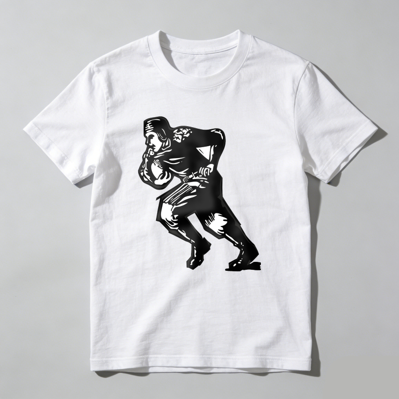 Dorawear™ Dancing Figure In Motion With Abstract Elements T Shirt