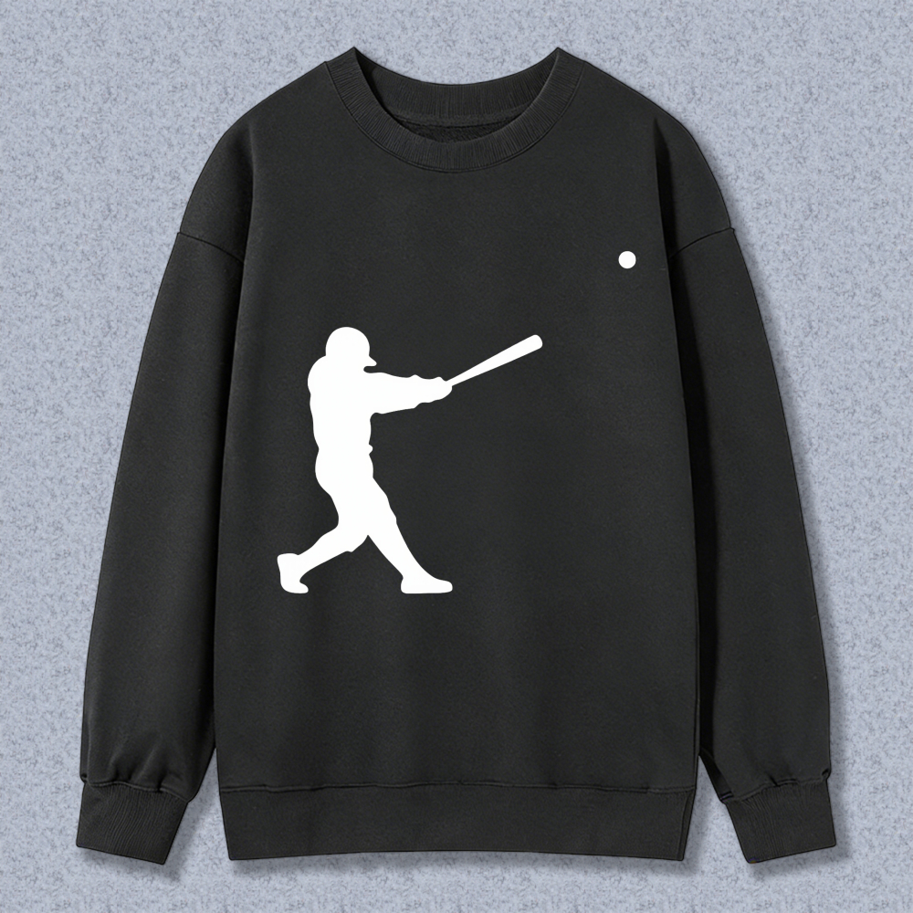 Dorawear™ Baseball Player Silhouette Unisex Classic Sweatshirt