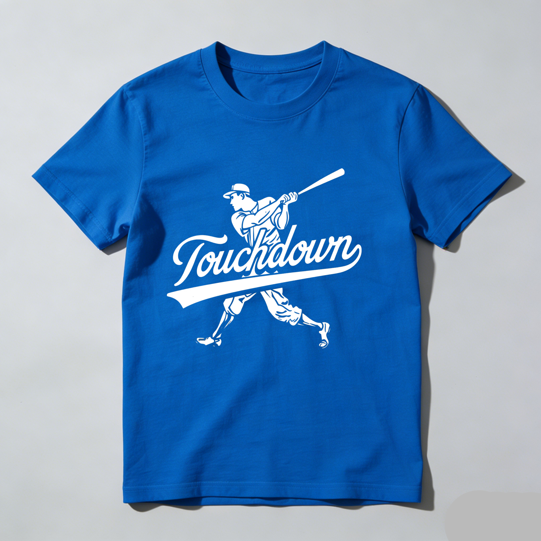 Dorawear™ Touchdown Baseball Player Swing Design  T Shirt