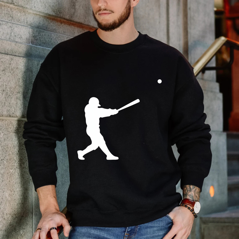 Dorawear™ Baseball Player Silhouette Unisex Classic Sweatshirt