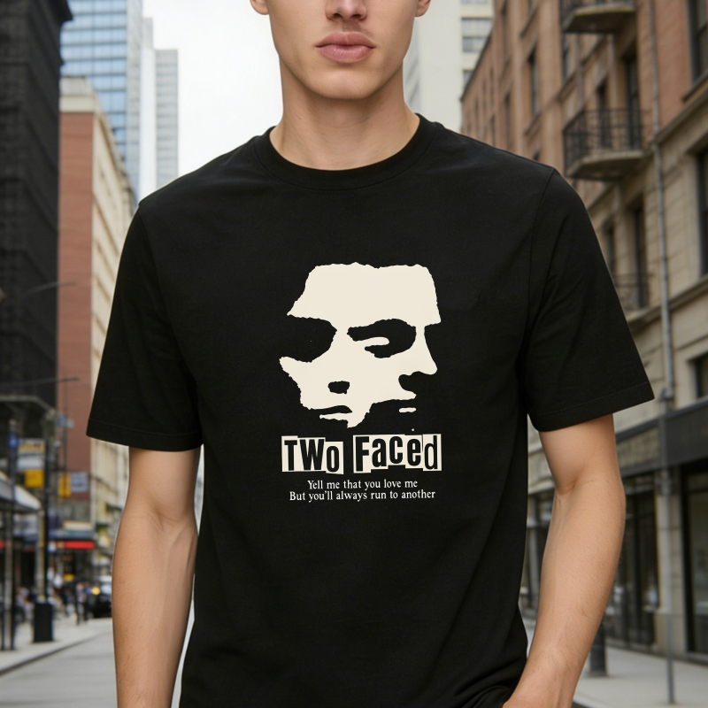 Dorawear™Two Faced Skull Design With Quote Unisex Classic T-shirt