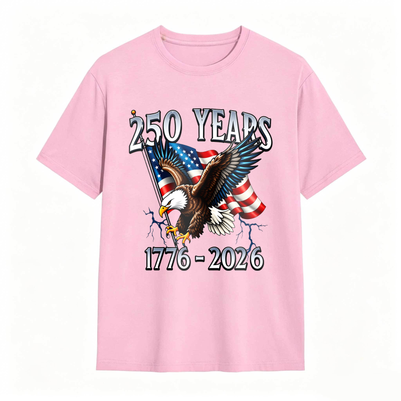 Dorawear™ 250 Years American Eagle Flag 1776 2026 Unisex Classic T-shirt