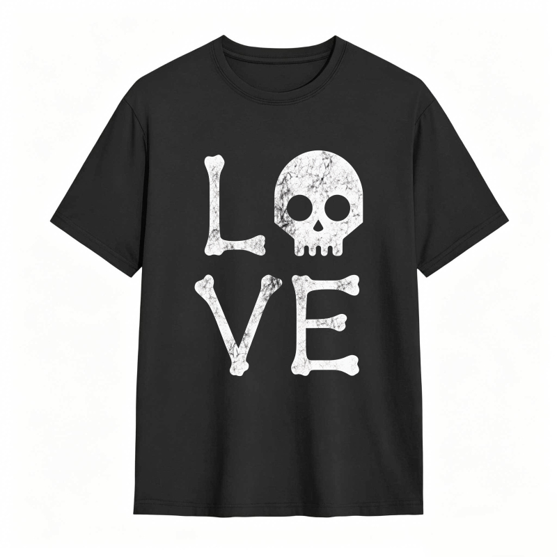 Dorawear™Love Skull Design Unisex Classic T-shirt