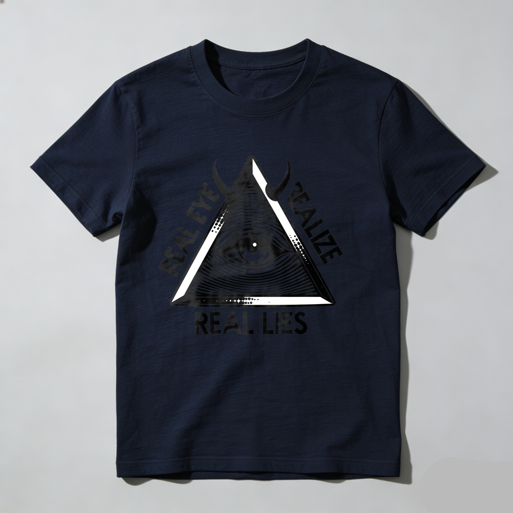 Dorawear™Real Eye Realize Real Lies Pyramid Eye  T Shirt