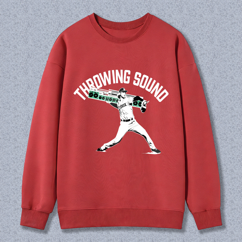 Dorawear™ Baseball Player Throwing Sound Unisex Classic Sweatshirt