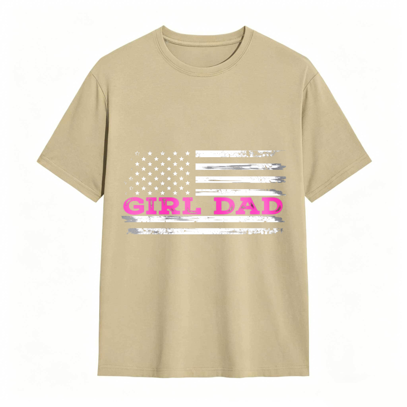 Dorawear™ American Flag Girl Dad Unisex Classic T-shirt