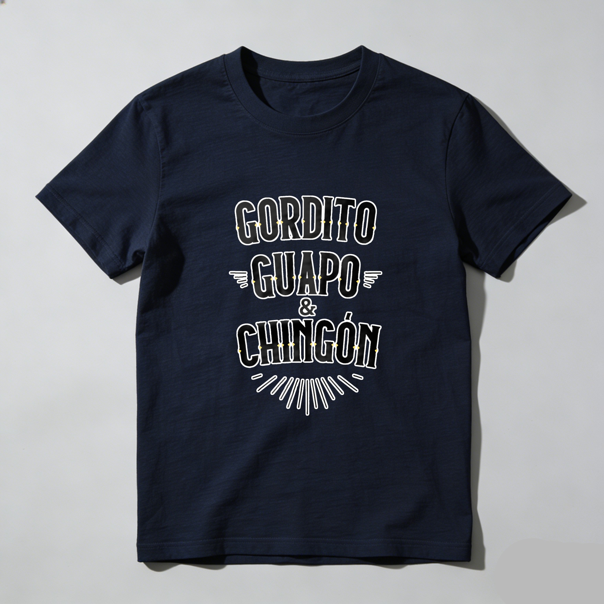Dorawear™Summer t Shirts Chubby, Handsome and Awesome - Funny Mexican T-Shirt