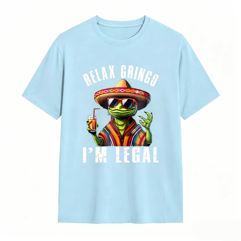 Dorawear™ Relax Gringo I M Legal Frog With Sombrero And Beer Unisex Classic T-shirt