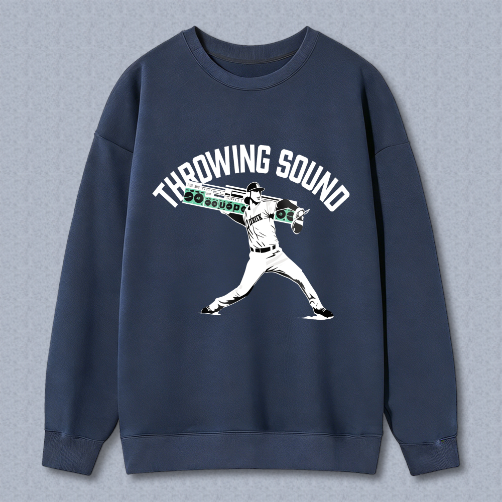 Dorawear™ Baseball Player Throwing Sound Unisex Classic Sweatshirt