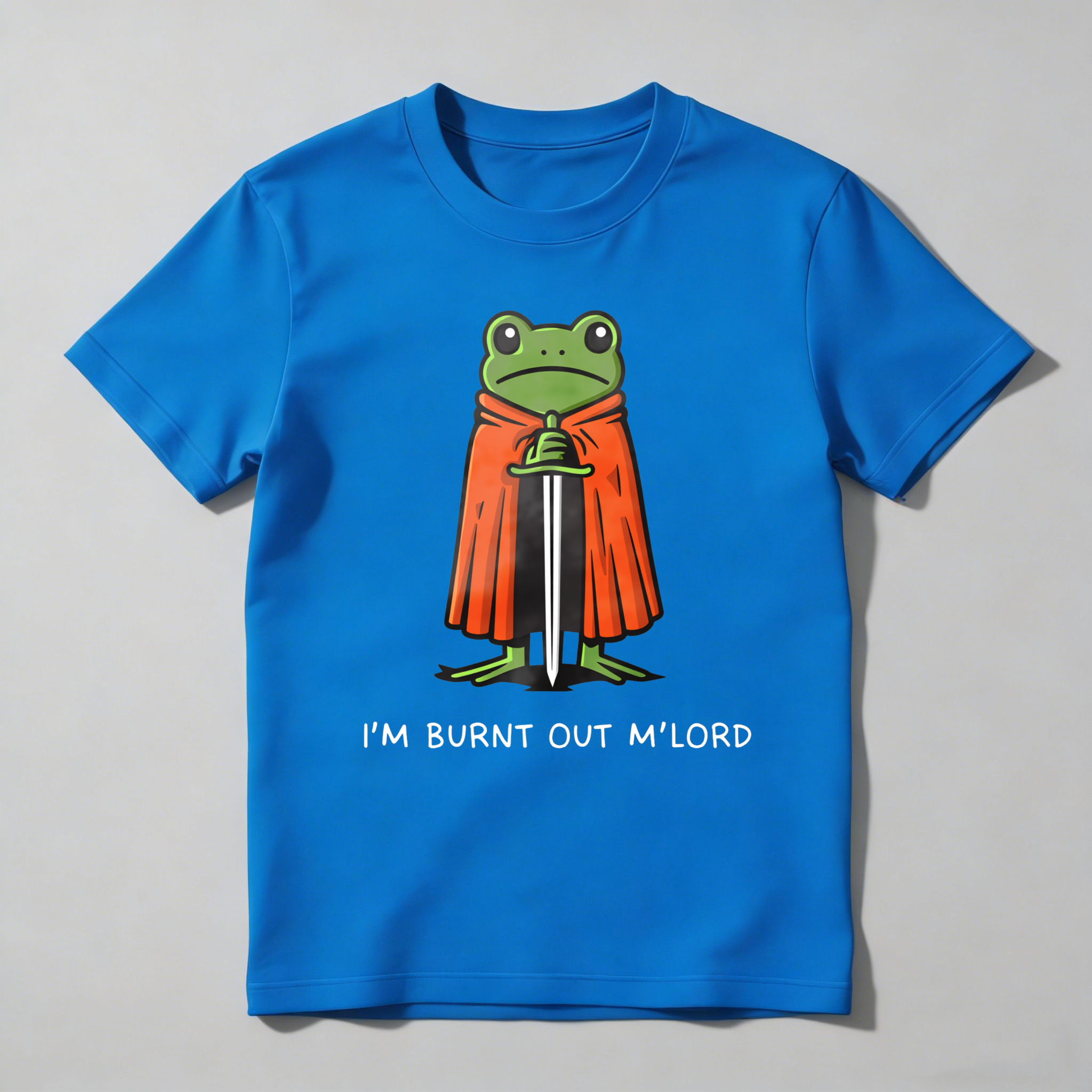 Dorawear™ Frog Knight With Sword And Cape T Shirt (1)