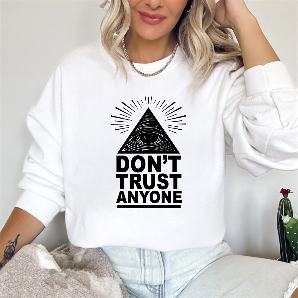Dorawear™ All Seeing Eye Don't Trust Anyone Unisex Classic Sweatshirt