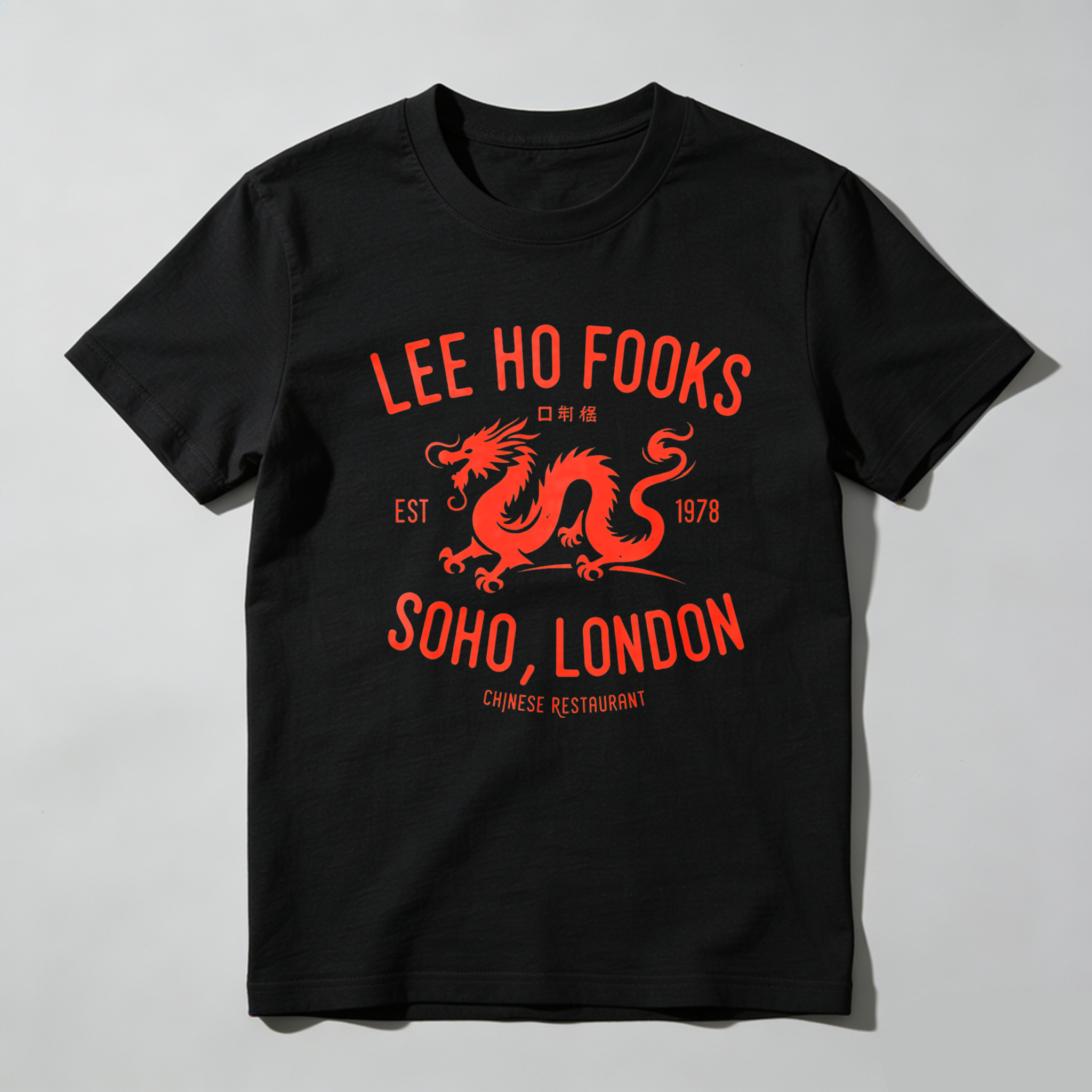 Dorawear Lee Ho Fooks Dragon Soho London Restaurant T Shirt