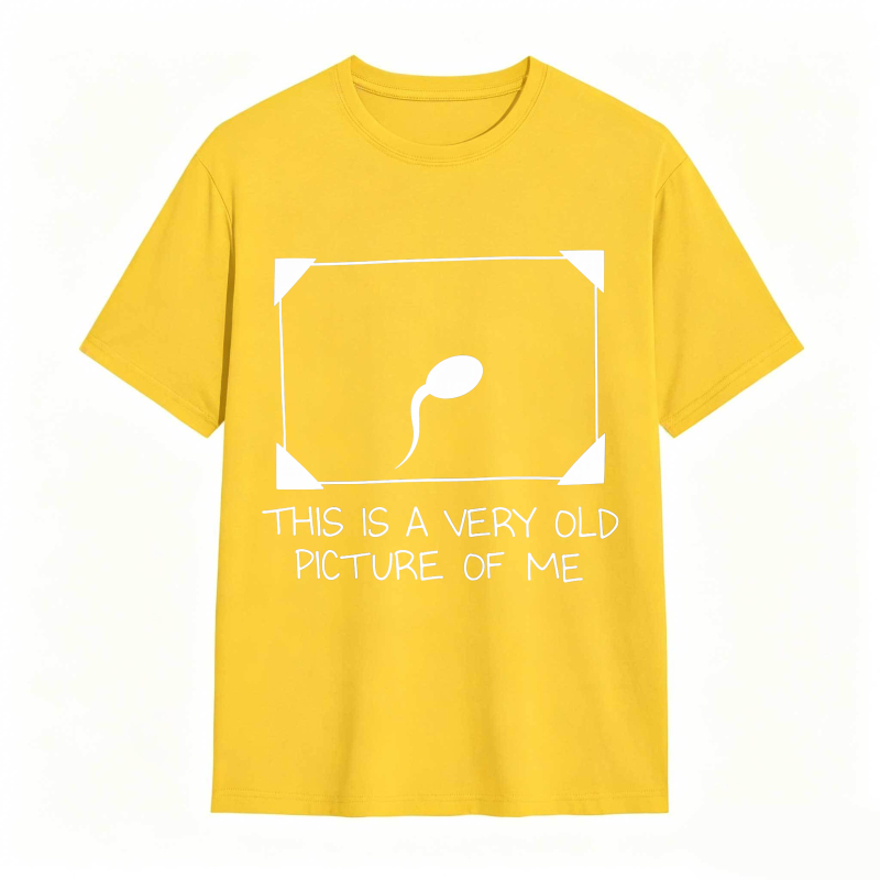 Dorawear™ Sperm Cell Design With Text This Is A Very Old Picture Of Me Unisex Classic T-shirt