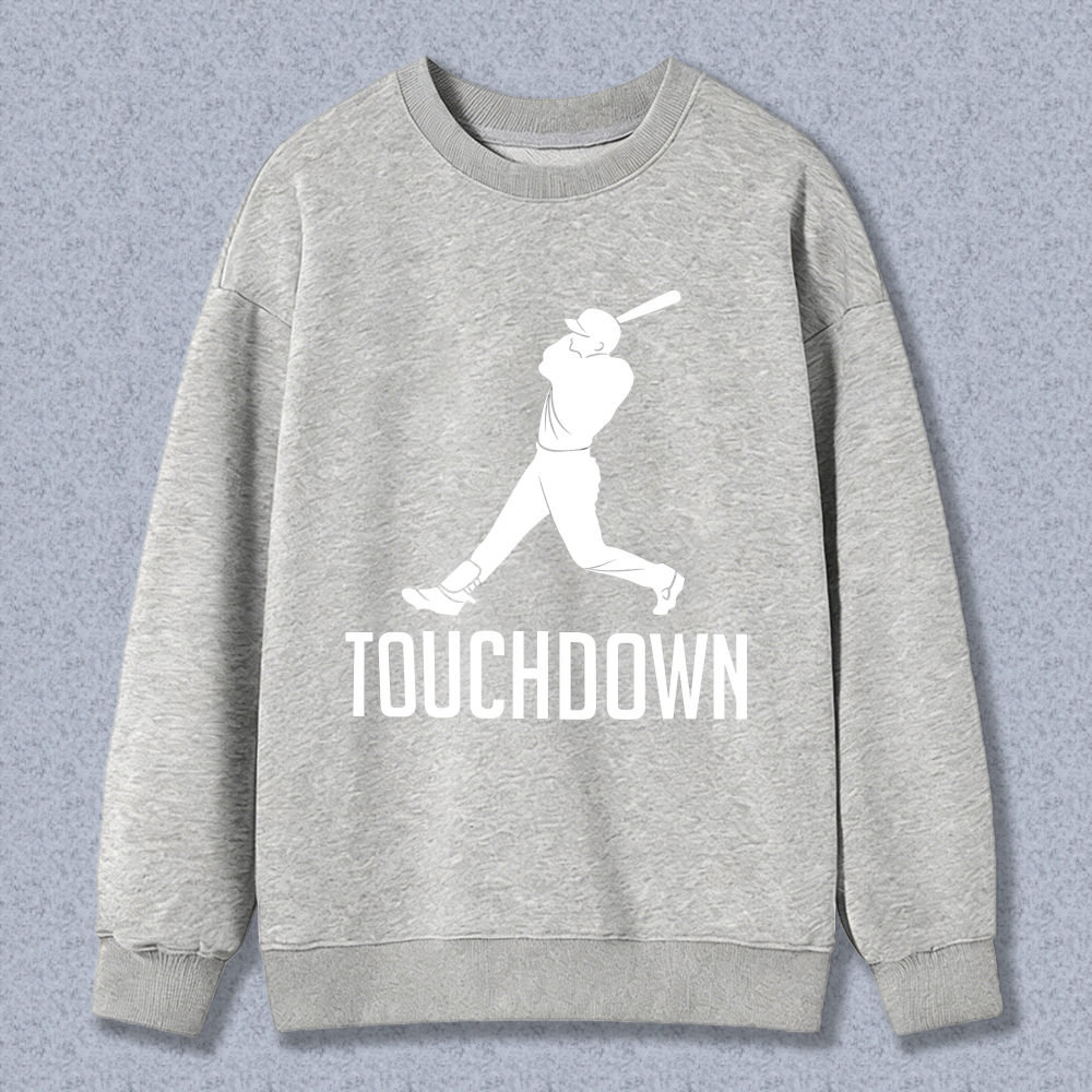 Dorawear™ Baseball Player Silhouette Touchdown Unisex Classic Sweatshirt