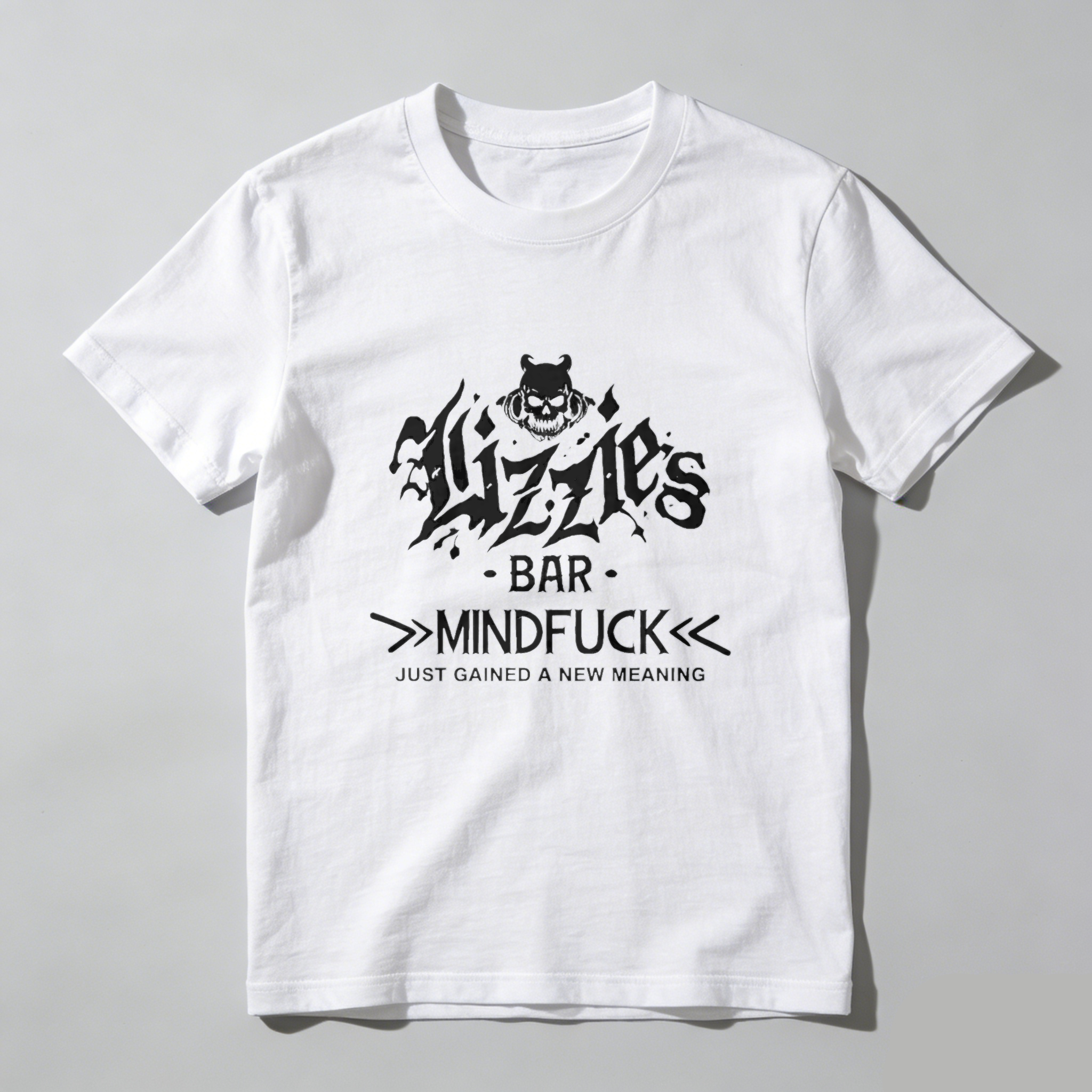 Dorawear™ Lizards Bar Mindfuck Just Gained A New Meaning Pure Cotton Short Sleeve T Shirt-Dorawear