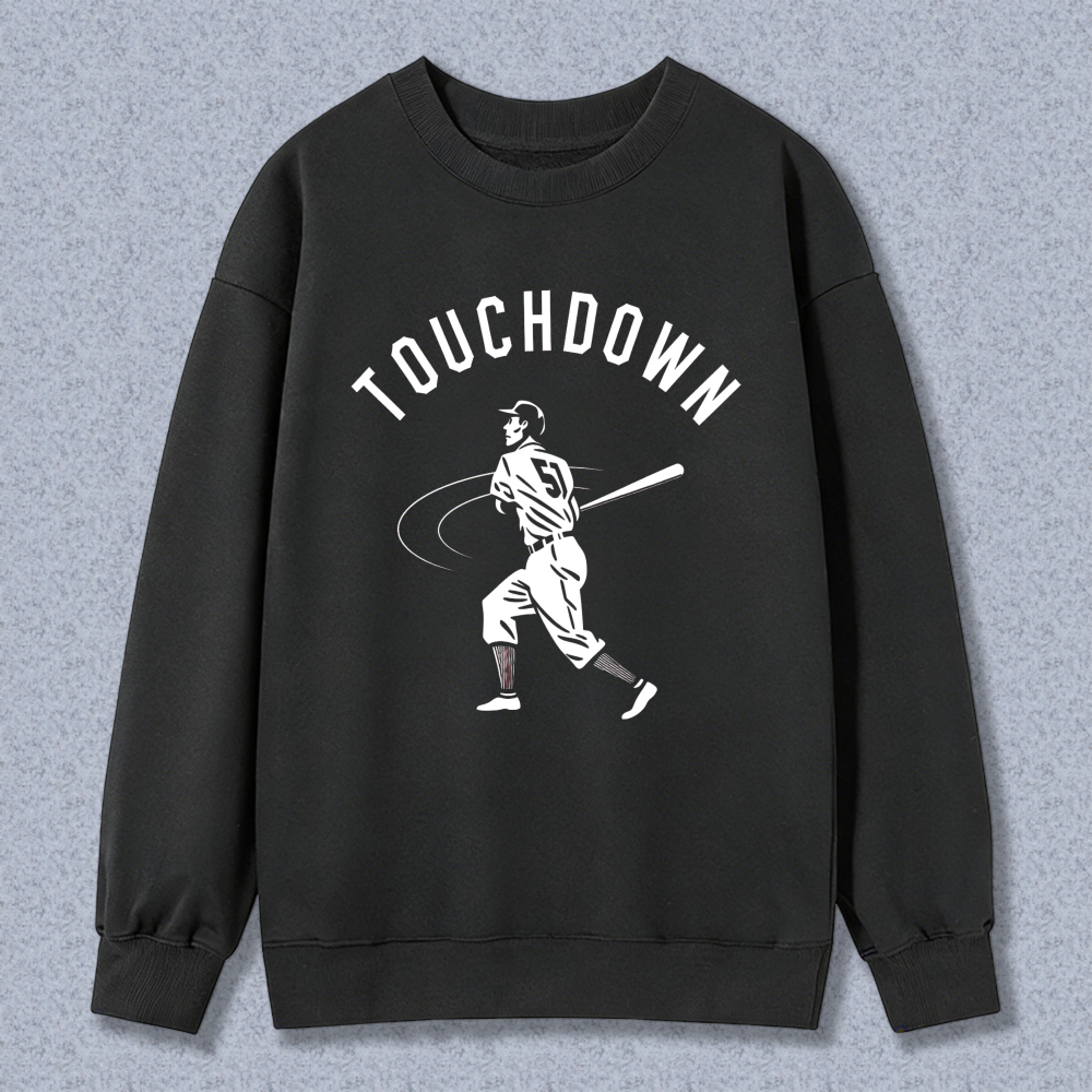 Dorawear™ Touchdown Baseball Player Graphic Unisex Classic Sweatshirt(1)