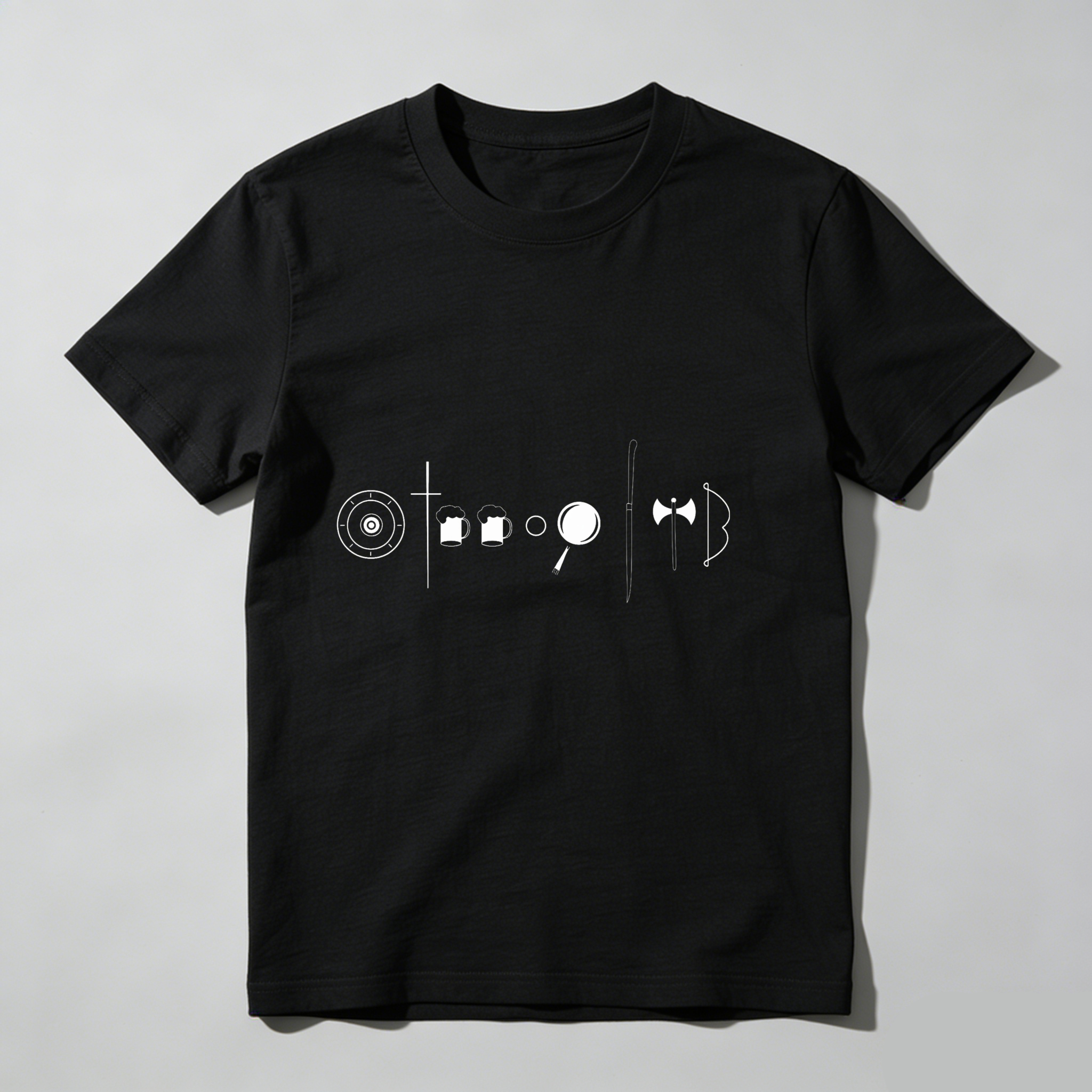 Dorawear™ Circle Plus Square Circle Dot Line Arrow Bracket T Shirt