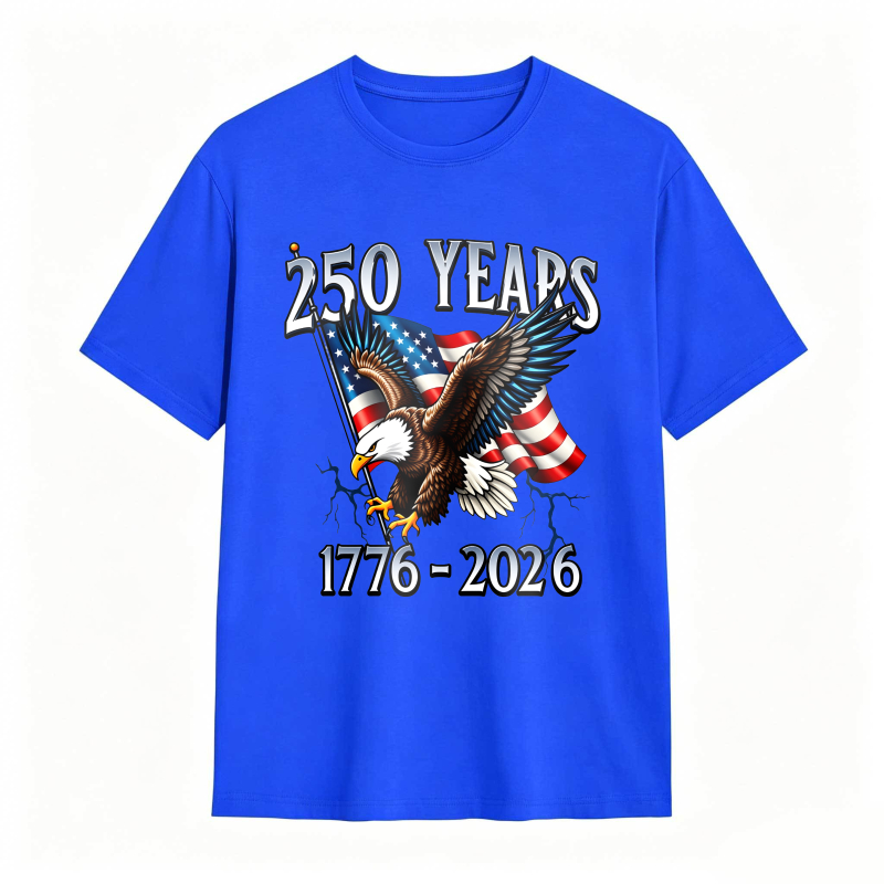 Dorawear™ 250 Years American Eagle Flag 1776 2026 Unisex Classic T-shirt
