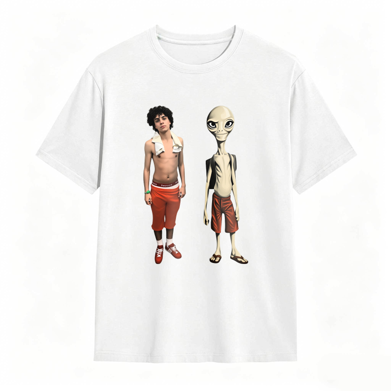 Dorawear™ Alien And Human Character Design Unisex Classic T-shirt