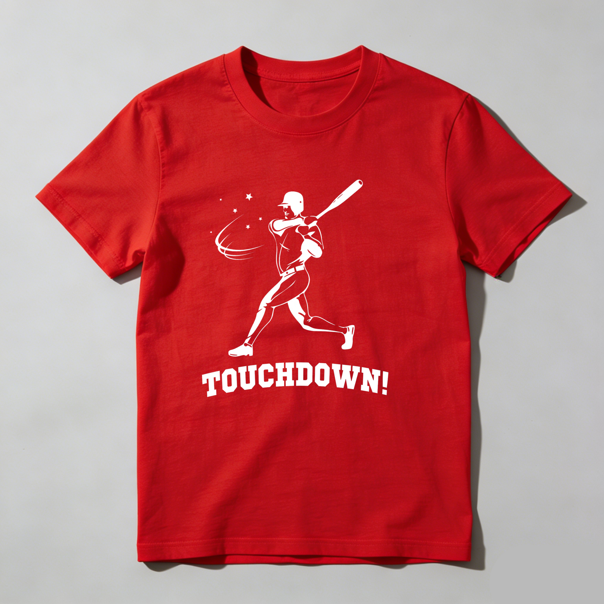 Dorawear™ Baseball Player Batting Touchdown Graphic T-Shirt