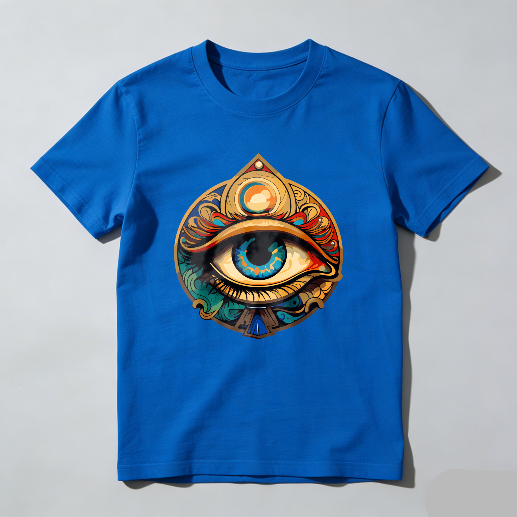 Dorawear™ Eye Symbol With Ornate Design And Colorful Details T Shirt