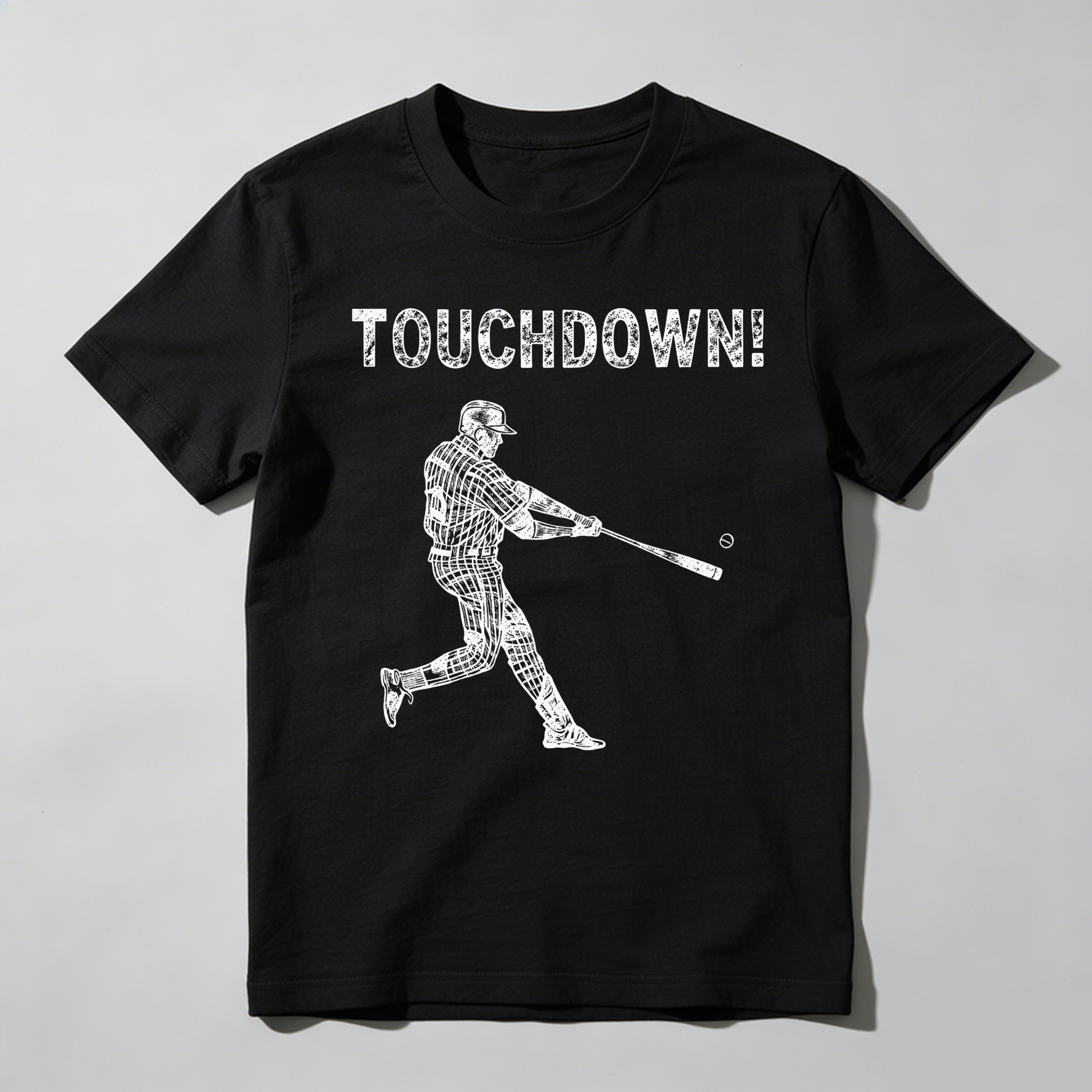  Dorawear™ Baseball Player Swinging Bat With Ball  T Shirt