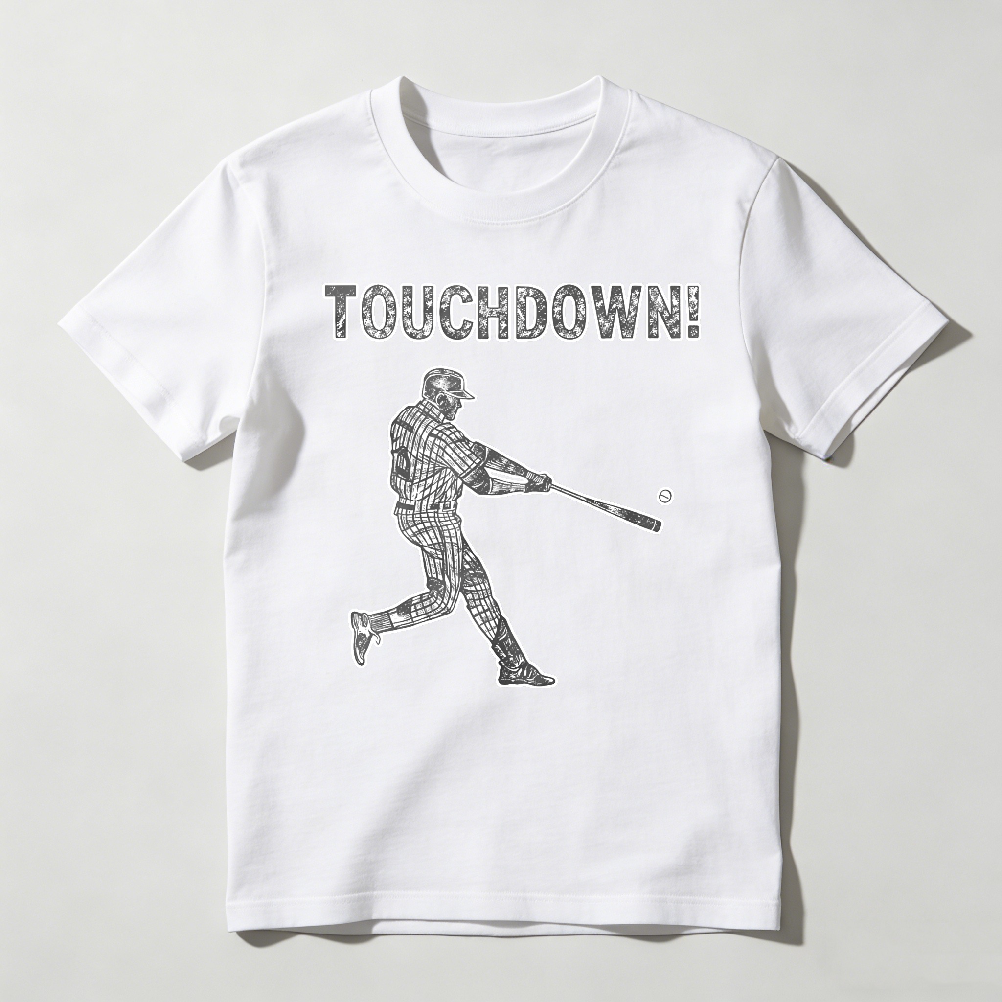  Dorawear™ Baseball Player Swinging Bat With Ball  T Shirt