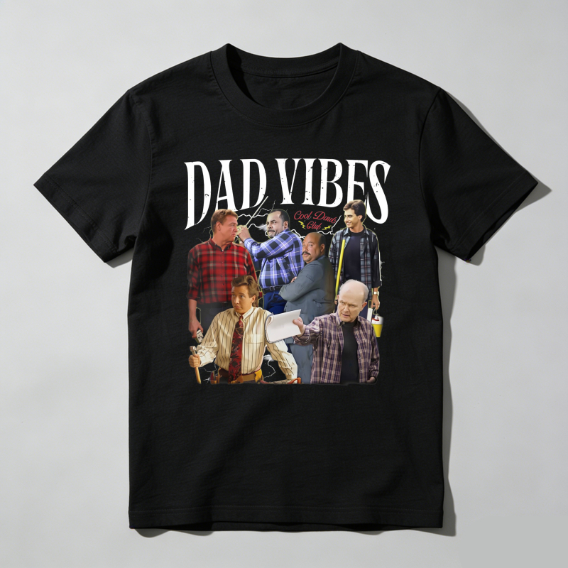 90S Dad Vibes Shirt, Cool Dads TShirt, Best Dad Ever, Funny Sitcom Dad, Gift For Daddy Shirt
