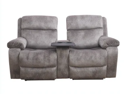 Canapé relax en tissu 190x95x100 cm - gris - confort moderne pour salon-Loftgoio