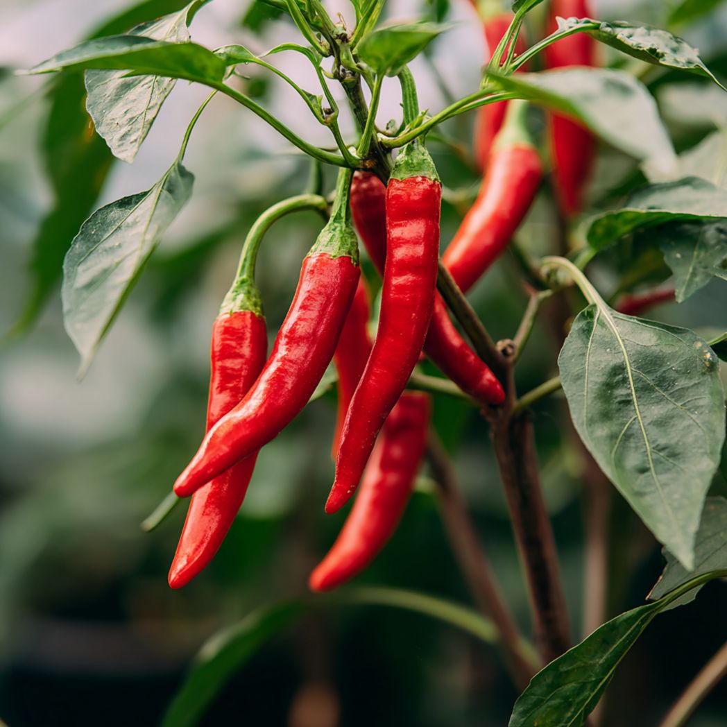 Hot Pepper (Capsicum) Seeds — 10 Pcs, Red-Trendsft