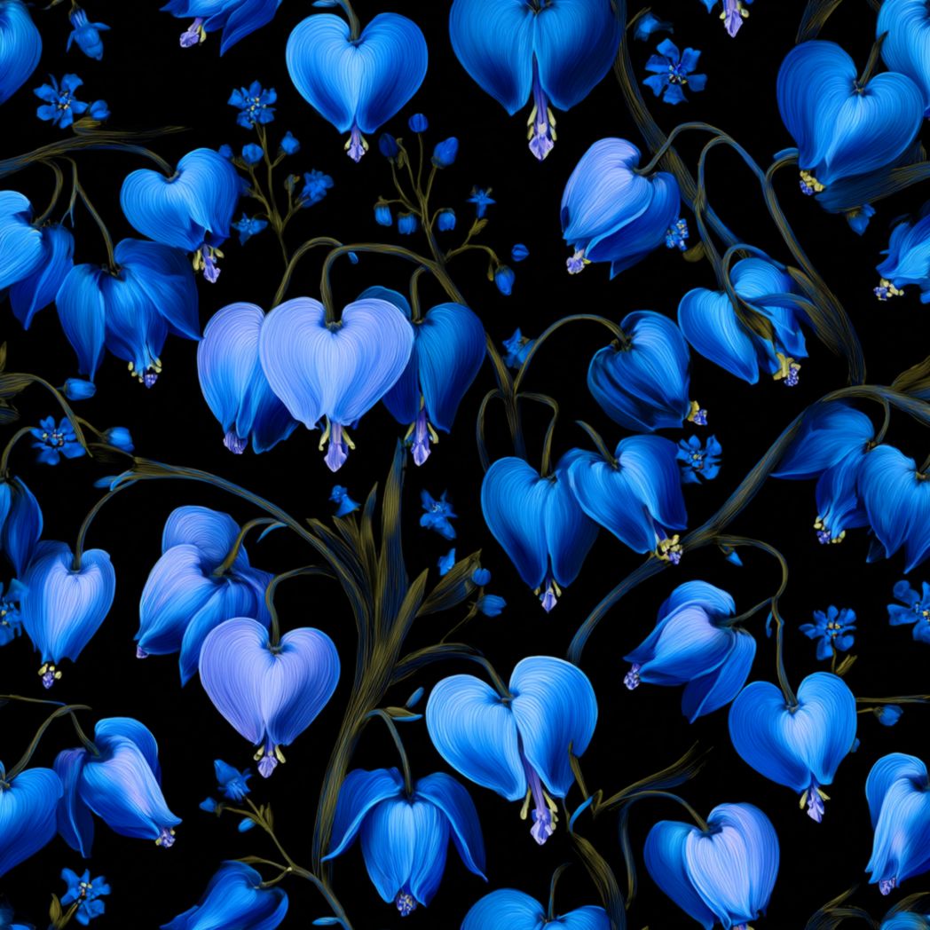 Blue Bellflower Seeds — Heart-Shaped Blooms — 25 Pcs-Trendsft