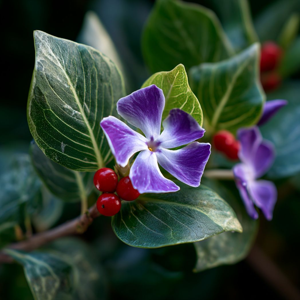 Periwinkle (Vinca) Seeds — Purple — 10 Seeds-Diamondftinc