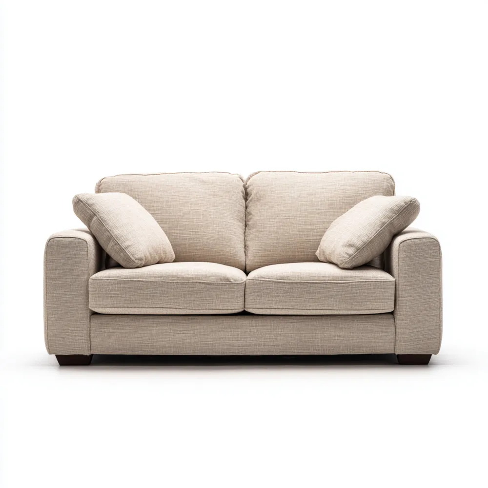 Canapé 2 places 160x90x85 cm – Beige – Design contemporain