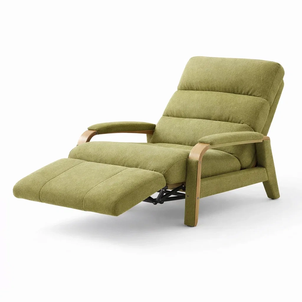 Modern Green Lounge Armchair-casagrain