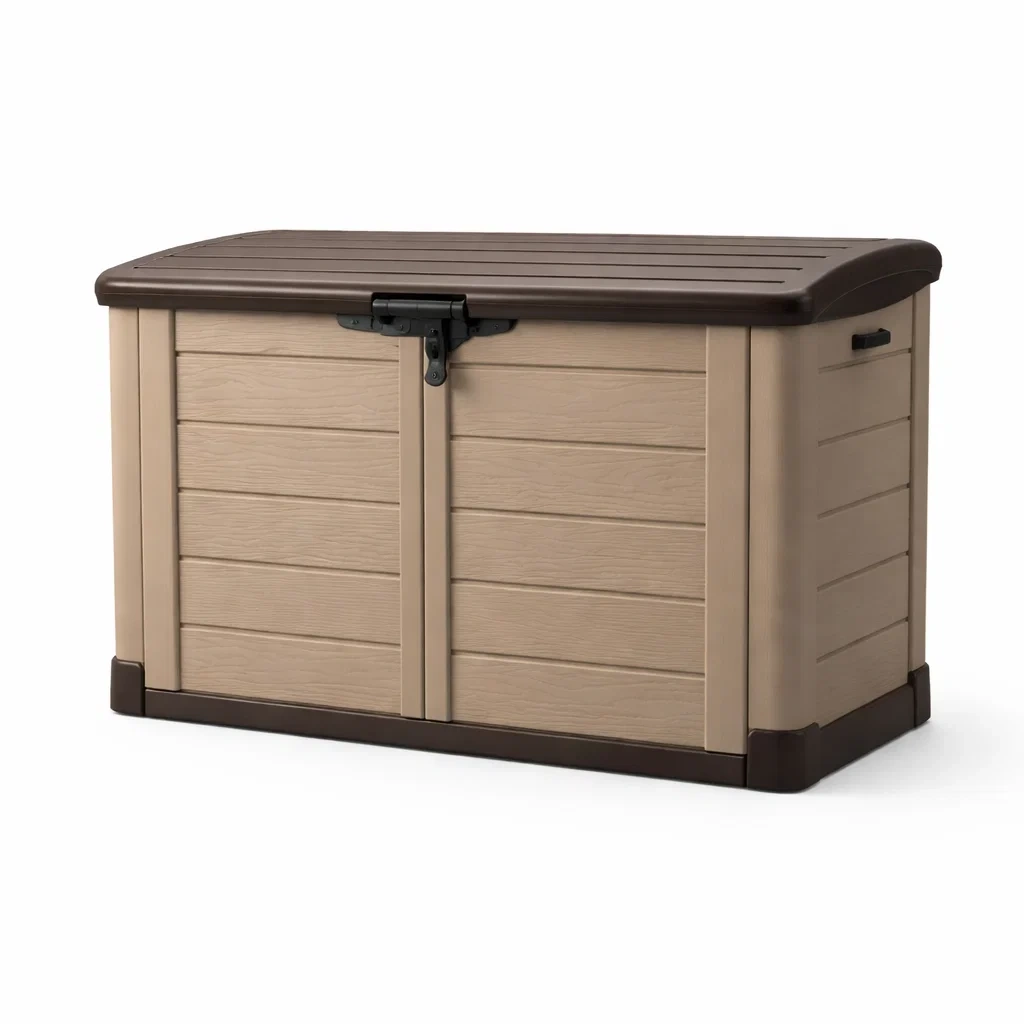Beige Outdoor Storage Chest-casagrain